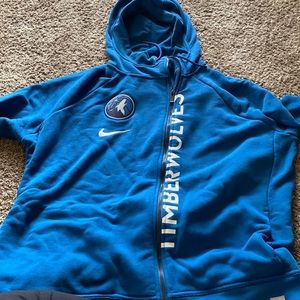 Minnesota Timberwolves Nike zip up